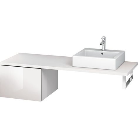 Consolle bassa L-CUBE 520x547x400mm albicocca peral satinata
