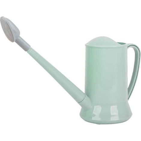 arrosoir en plastique pour intérieur et extérieur, petit récipient d'eau, bouilloire pour plantes d'intérieur et fleurs de jardin, 2000 ml (vert) (1/5)