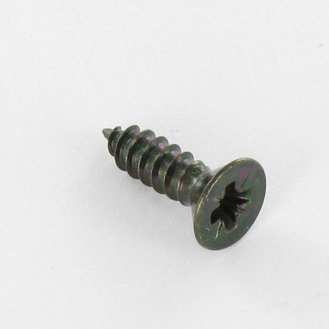 Vis tôle Tête fraisée Pozi 4.8X25 Acier zingué noir-1 pièce