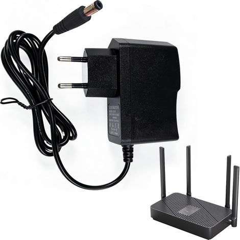 Adaptateur Secteur Universel AC à DC 12V 1A avec Connecteur de 5.5mm x 2.1mm, Convertit AC 100-240V en DC 6W pour Caméras CCTV, Bandes LED, Routeurs, Câble de 1m Inclus (1/5)