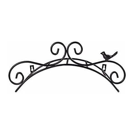 VURAHOME - Support de tuyau d'arrosage robuste - Support mural pour tuyau d'arrosage décoratif - Enrouleur de tuyau en métal solide pour l'extérieur (1/5)
