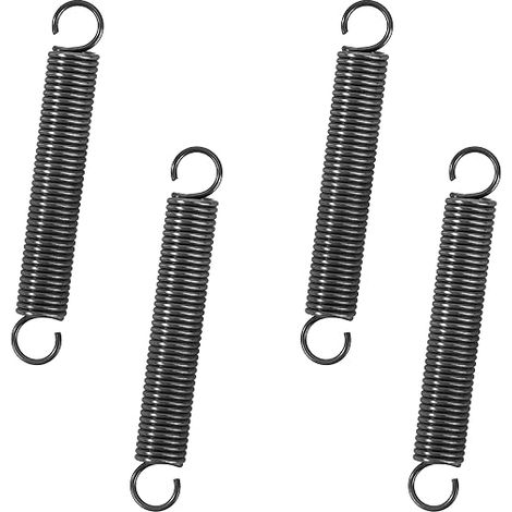 Traction Spring 55 mm Tension Springs with Hooks Piano Wire Springs Wire Diameter 1 mm Outer Diameter 8 mm Force 2.5 kg (1/5)
