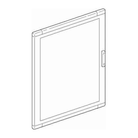 BTI93860V Porta in vetro per quadri LDX400, LDX800