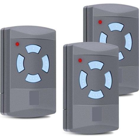 3PACK Télécommande de Garage Sdre HSM4 868 MHz avec 4 Boutons Couleur Bleue Remplacer Les émetteurs Hormann 868 MHz HS4 HSM2 HSP4 868 HS1 868 Tubauto HSM4 868 Tubauto HS4 868Fréquence (1/4)