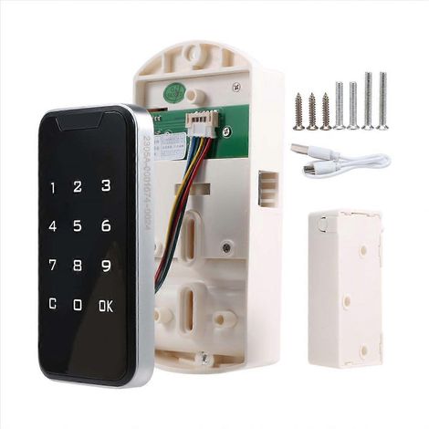 Elektronisches Smart-Digital-Türschloss mit Fingerabdruck-Passwort-Tastatur (1/5)