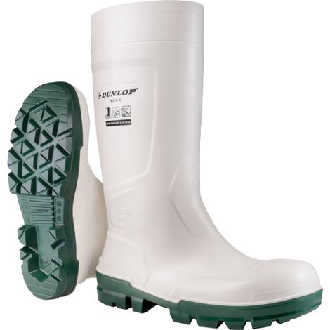 Botte agro alimentaire dunlop s4 Pvc work it Blanc T.45 - DUNLOP - NB1JB01