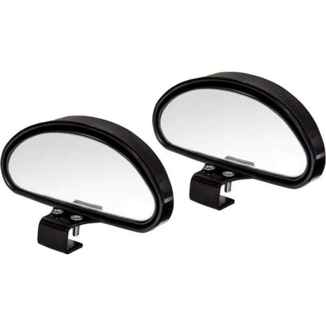 Espejo retrovisor de punto ciego de 2 piezas para conducción supervisada, espejo retrovisor de punto ciego para todos los coches - Espejo convexo de ángulo ajustable