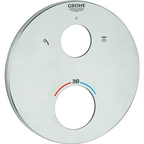 Rosette ronde 49074 pour ensembles de montage prêts à l'emploi THM supersteel