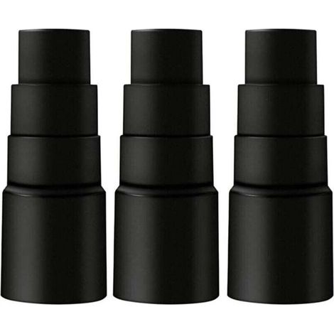 Lot de 3 adaptateurs pour tuyau d'aspirateur - Pour Kärcher Bosch Parkside Makita Metabo Black & Decker