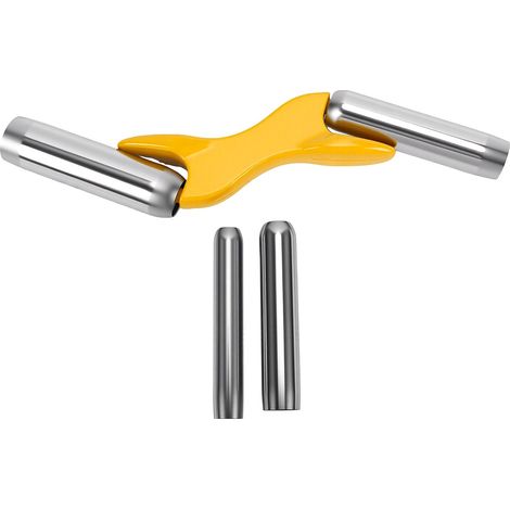 Ensemble d'outils de jonction de briques 1/2 5/8 3/4 7/8 pouces, poignée ergonomique en métal, pointage pour les travaux de maçonnerie (1/5)