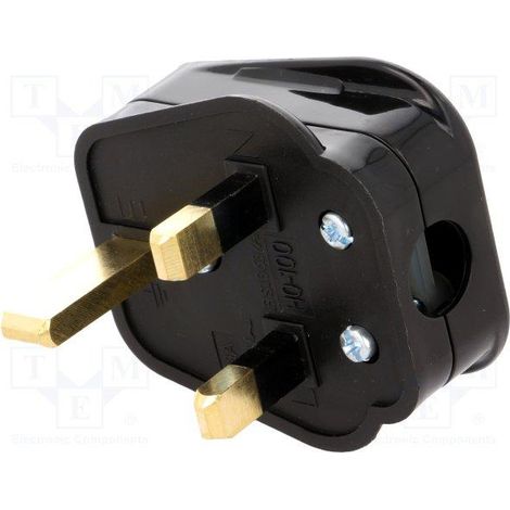 Clavija Electrica Tipo Inglesa Macho 5Amp