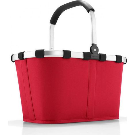 Reisenthel BK3004 Carrybag Borsa pieghevole impermeabile in poliestere con base rigida e tasca interna colore Rosso