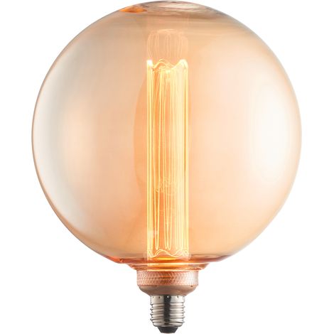 Lampe BRILLANTE Lampe globe LED G200 XL filament E27 2,8W 120lm 1800K ambre (1/5)