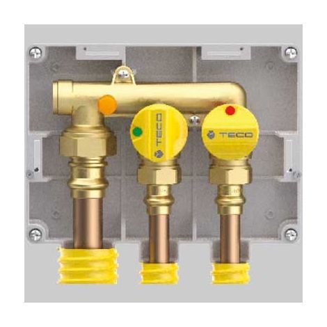 COLLETTORE GAS MULTI-INTERCETTAZIONE DUE VIE H 2.2 TECO - 1"3/4