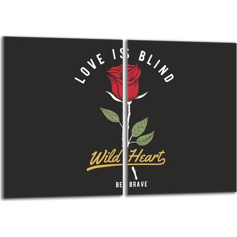 Placa protectora de vidrio para estufa 2x40x52 Rosa (1/5)