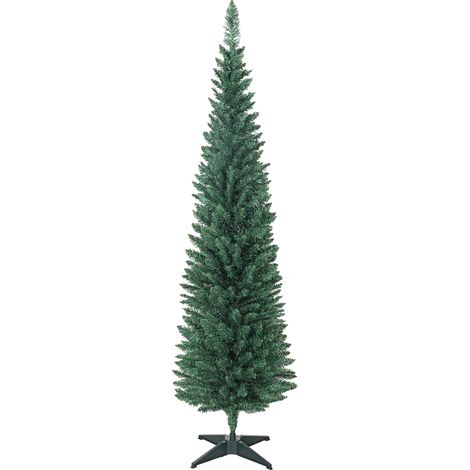 Künstlicher Weihnachtsbaum, 180 cm, 321 Zweige, schwer entflammbar, einfach auf- und abzubauen und zu verstauen, schneller Aufbau, für Zuhause oder Büro (1/5)