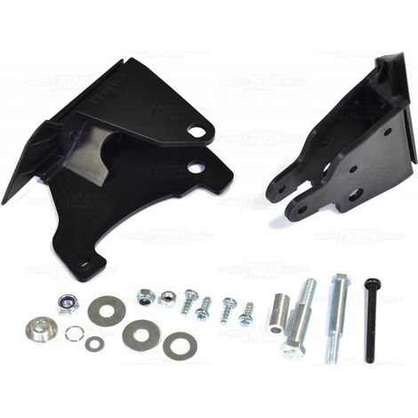 Kit di montaggio a foglia in alluminio Qwest Polisport, resistente e durevole.