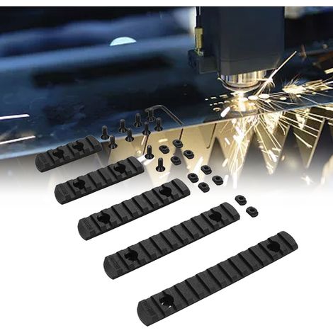 5 sections de rail Picatinny en nylon pour 5, 7, 9, 11 et 13 fentes - Accessoire de remplacement (1/5)