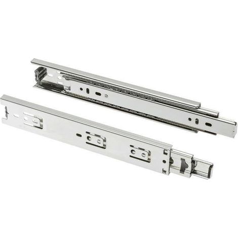 Guide per cassetti con cuscinetti a sfera GTV H-45 700 a estrazione totale PK-0H45700HK - set