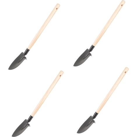 4 Pièces Plantation De Jardin Outil De Creusement Extérieur Bêche De Plantation Pelle De Déménagement pour Bonsaï Pelle De Sol pour L'extérieur Bêche De Jardin en Bois (1/5)