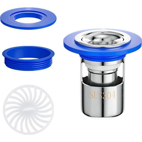 Geruchsdichter Duschablauf (1-teilig) – Bodenablauf – Rückschlagventil für Duschwaschbecken – Bodenablauf – 32 mm