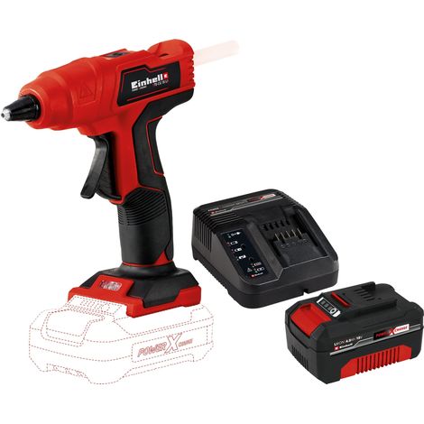 EINHELL EINHELL Pistolet à colle chaude sans fil TE-CG 18 Li Kit (1x 4,0 Ah)