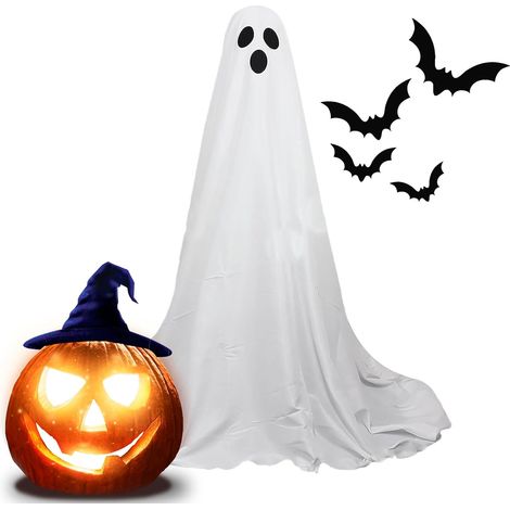 aus weißem Stoff Halloween Decoration für den Außenbereich (1/5)