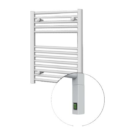 Radiador eléctrico de diseño Línea On-Off, blanco, 50 mm x 300 mm