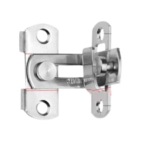 Loquet de porte à angle droit à 90 degrés en acier inoxydable (1/5)