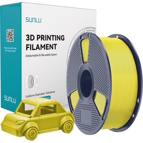 Filamento SUNLU PETG 1,75 mm 1 kg (giallo) (1/5)