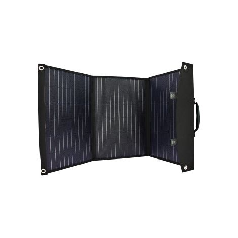 EZA Panneau Solaire Portable Pliable 60W Cellules Monocristallines Sorties USB (1/4)