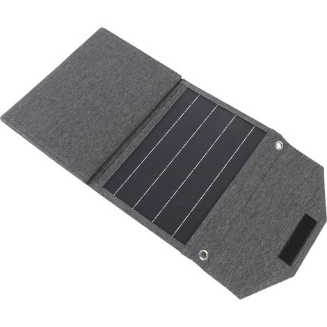 Chargeur solaire pliable 80 W portable pour le camping et la randonnée, étanche, en silicium monocristallin, 2 ports USB pour téléphone (1/5)