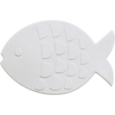 Adhesivo figura antideslizante para ducha o bañera PVC GLOBEFISH x5uds Blanco Spirella
