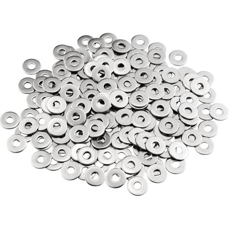 Rondelles Metal M4, Rondelle Inox 100 Pièces, Rondelles Plates M4 x 12mm, Rondelle en 304 Acier Inoxydable DIN9021 / ISO7093, Penny Rondelles pour Vis et Boulons et écrous (1/3)