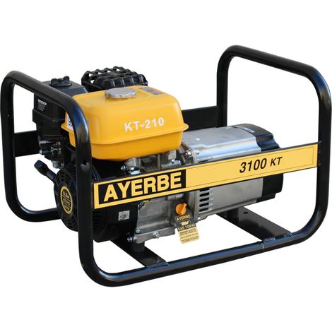 AYERBE - 5430005 - Grupo Electrógeno 3100 KT MN - Monofásico Motor KIOTSU con Arranque Eléctrico (1/5)
