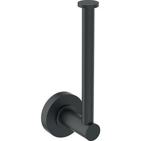 IS Accessoires-Paket IOM WC-Bürste P-Rollenhalter Handtuchhaken Silk Black (1/5)