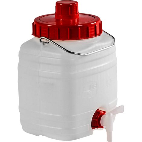 FUSTINO CON RUBINETTO E SFIATO  5 L DEMETRA- 1,0 pz