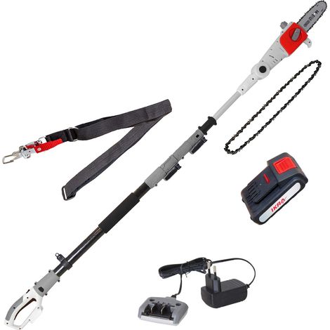 IKRA potatore telescopico ICPS 2020, lunghezza della lama 20 cm altezza di lavoro 4 m, incl. 2° catena e tracolla (1/4)