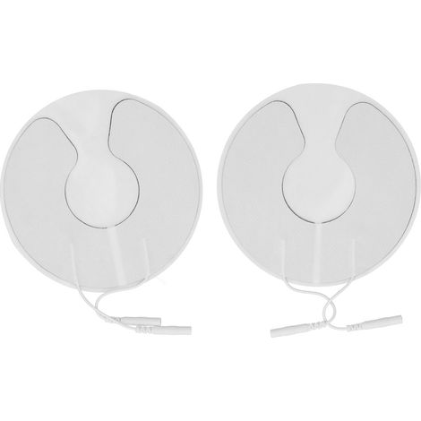 2 électrodes pectorales pour appareil de massage TENS, 11 cm / 4.3 pouces, 2 pièces (1/5)