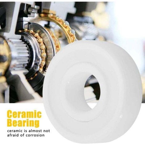 Roulement 6000Z,Roulement Bille 6000Zz Allemagne Italie Ceramique,Miniature Duty Spacer Speed Radial White Color Zro2 Full Ceramic Miniature 60002Rs Roulement À Billes 10X26X8Mm