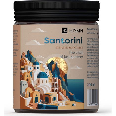 Vela de soja Hiskin Home Santorini 200 ml