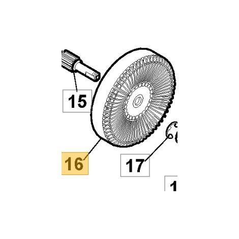 Ingranaggio ORIGINALE STIGA motosega acs180e - cs118c 118805331/0