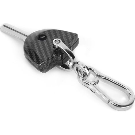 Clé de contact moto vierge avec revêtement style fibre de carbone, compatible avec F650GS, F800GS, S1000RR, F650, F800 et R1200 (1/5)