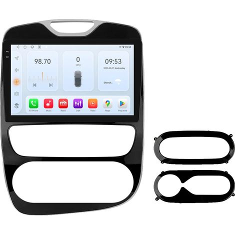 Autoradio, Dimensioni dello schermo, Compatibilità con smartphone, compatibile con Renault Clio 4 2012 - 2019 Intelligent System, QS1 (8 core 3G 32G) (1/2)