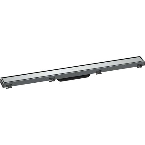 Caniveau de douche RainDrain Match avec cadre réglable en hauteur 800mm chromé (1/5)