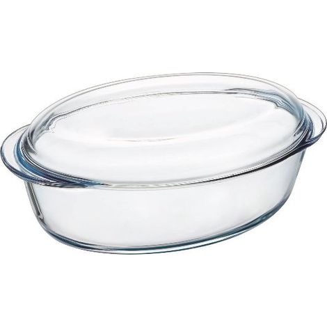 Olla de vidrio ovalada de 3 L - Essentials 4 en 1 - Pyrex