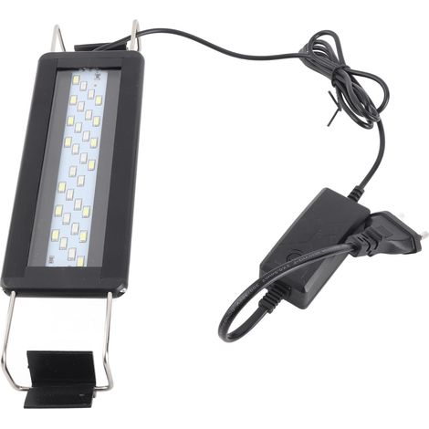 Éclairage LED pour aquarium à couleurs changeantes avec supports extensibles, noir, prise UE 220 V (1/5)
