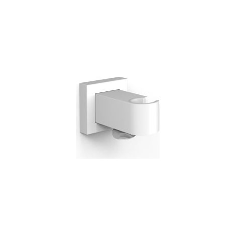 Support fixe avec arrivée d’eau pour douchette WHITEMAT (blanc mat) - TRES 20218221BM (1/2)