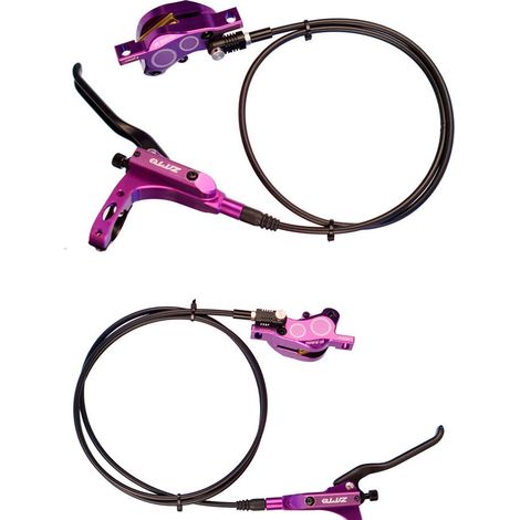 ZTTO M840 Kit de frein à disque hydraulique à 4 pistons en alliage d'aluminium huile de vélo avant arrière (1/5)