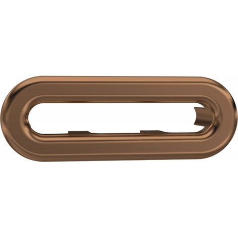 Old London Brushed Bronze Oval Overflow Cover - OVFL15U (1/2)